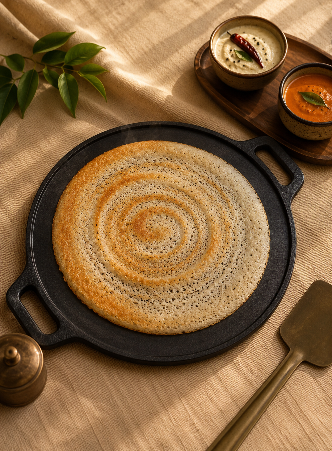 Dosa Tawa Double Handle (12inch) - Image 2