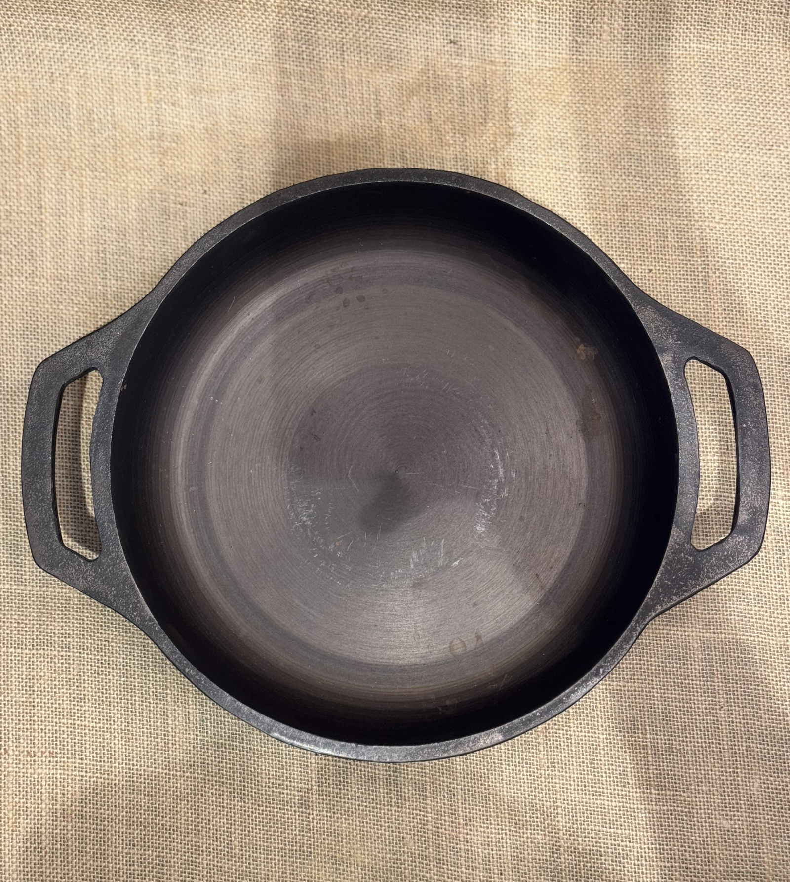 Kadhai Flat Bottom (9inch) - Image 5