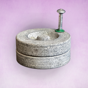 Traditional Stone Flour grinder (jata) 10 inch