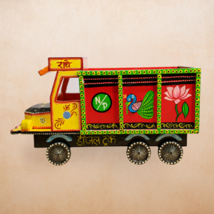 WOODEN TRUCK BIG (wine hoder)