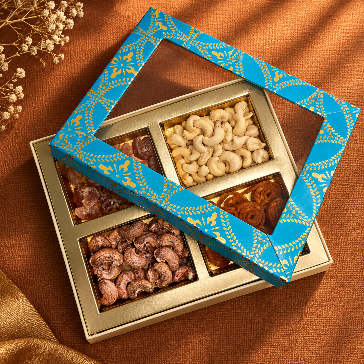Festive Gift Box By Kokan Bazar (Small Hamper) - Image 5